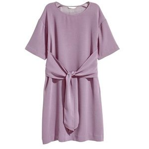 HM Purple Front tie Dress 💜